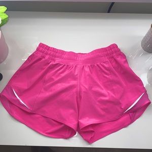 Bubblegum pink lululemon shorts